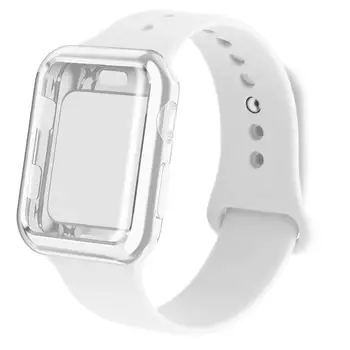Ohišje+silikonski trak za apple gledati serije 6 SE 5 4 3 iwatch band 42mm 38 bacelet watchband trak za apple watch band 44 mm 40 mm