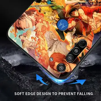 Ohišje za Motorola Moto G8 G9 Igrajo E7 Plus Moč Lite Eno Fusion G10 G30 Rob G Pisalo 2021 Lupino pokriva Eno Kos Anime
