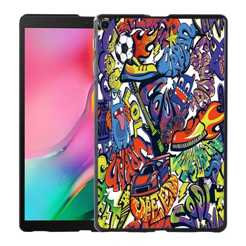 Ohišje za Samsung Galaxy Tab A 8.0 (2019) T290 T295 Natisnjeni PC Plastični Zaščitni nazaj Tablet lupini Pokrov + Prosti Pisalo