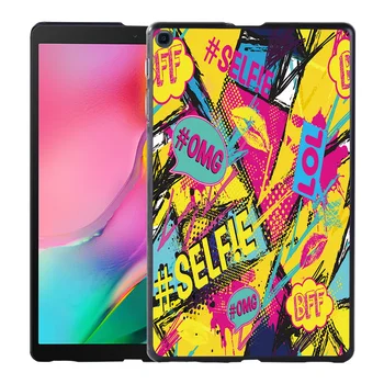 Ohišje za Samsung Galaxy Tab A 8.0 (2019) T290 T295 Natisnjeni PC Plastični Zaščitni nazaj Tablet lupini Pokrov + Prosti Pisalo