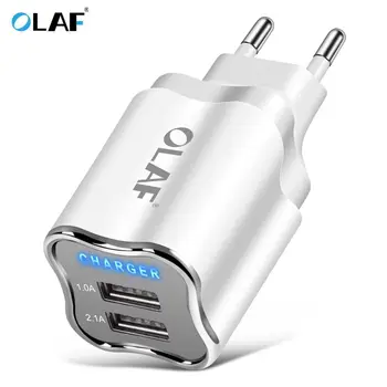 Olaf EU/ZDA Vtič USB Polnilec Za iphone xs max Stenski polnilnik USB Prenosni Napajalni Adapter za Polnjenje za Samsung S8 S9 Huawei xiaomi