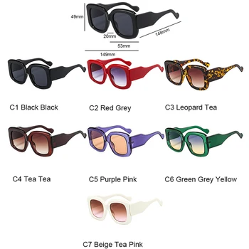 ONEVAN Luksuzni Prevelike Očala Ženske 2021 Oblikovalec blagovne Znamke sončna Očala Ženske/Moške, Visoke Kakovosti Očal Letnik Gafas De Sol Mujer