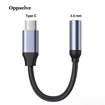 Oppselve Tip C do 3,5 mm Jack za Slušalke Kabel Za Huawei P40 P30 Samsung S10 S20 USB Tip-C 3.5 AUX Slušalke Slušalke Adapter