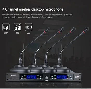Opushi HY304 Brezžični telefonski cev 4 channel Visoko občutljivost Z mic priljubljena filter