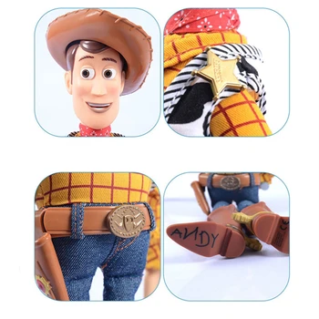 Original 40 CM Disney Pixar Toy Story 3 4 Govorimo Woody Jessie figuric Lutka Krpo Kavboj Model Lutka Omejeno Zbirko Igrač