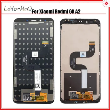 Original LCD Za Xiaomi Mi A2 (Mi 6X) Zamenjava LCD Zaslon na Dotik, Računalnike Skupščine Deli z Okvirjem Za Xiaomi A2 Zaslon