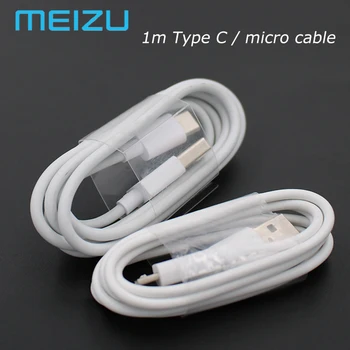 Original meizu 100cm hitro polnjenje tip c /micro usb datum kabel linija za mei zu 15 16 16x m5 M6 M7 opomba pro 5 6 7 plus m5s m6s mx4