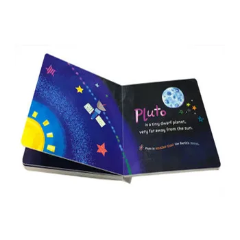 Original Otrok Priljubljenih Knjig Hello World Solar System Board Book Barvanje angleški Dejavnosti slikanica za Otroke