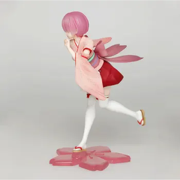 Original Ram Anime Številke Model Re: Življenje v Drugačen Svet od Nič Akcije Toy Slika Kimono Devica Obleko 64100 Kip 23 cm