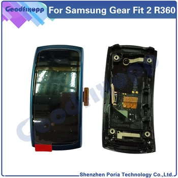 Original Samsung Prestavi Fit 2 SM-R360 R360 GH97-19001 Gledanje LCD-Zaslon, Zaslon na Dotik, Računalnike Montaža Z Okvirjem Zamenjati