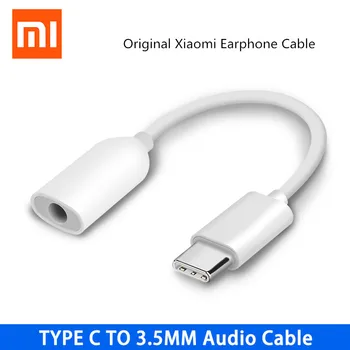 Original Xiaomi Mi 9pro Tip C 3.5 Jack za Slušalke, Kabel USB C do 3.5 mm AUX Slušalke Avdio Adapter Za Moj 9 9SE 8 9T 8SE 6 6X A3