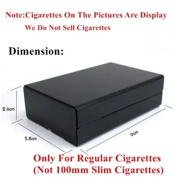 Osebno Customizd Kralj Volk Cigaret Primeru Škatle Ultra Tanek Prenosni Aluminijeve Zlitine Stran Cigareto Polje Lev, Zmaj, Tiger