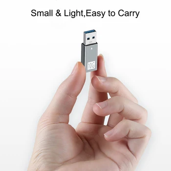 OTG Tip C do USB Adapter USB 3.1 Moški USBC Ženski GEN 2 Dvojno Straneh 10Gbps Polnjenje Prenos Podatkov Tip C Slušalke Pretvornik