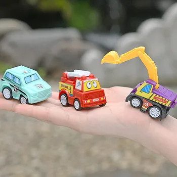 Otroci Avto Set Simulacijo Izobraževalne Prikolico Igrača Vztrajnosti Tovornjak Otroci Dirkalni Avto Plaything Potegnite Nazaj Avtomobilov Za Otroke Fantje Darilo