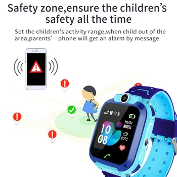 Otroci LBS Lokator Tracker Pametno Gledati Telefon Sos Anti-izgubil Nepremočljiva Watch Pametne Ure Večnamensko Watch Novo 2021