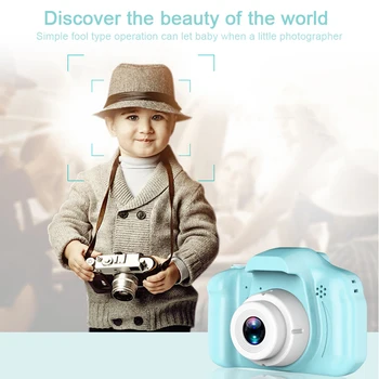 Otroci Mini Digitalni Fotoaparat Srčkan Prenosne Kamere 2,0-Palčni 1080P Otroke, Igrače, Video Snemalnik