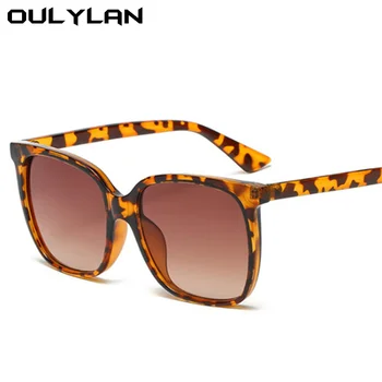 Oulylan Classic Vintage Kvadratnih sončna Očala Ženske Prevelik Sunglass 2021 Moških Retro Črno Luksuzni Design sončna Očala Odtenki UV400