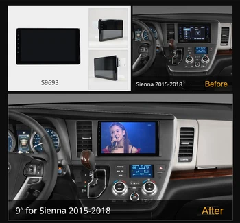 Ownice K7 6 G+128G avtoradia za Toyota Sienna - 2018 android 10.0 BT 5.0 podpora Notranje Vzdušje Lučka 360 4G LTE