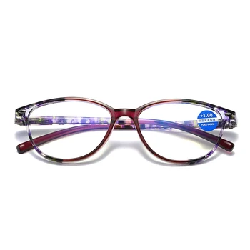 Očala Vzmetne Noge Tiskanje Branje Očala Anti-modra Svetloba Moda High Definition Ženske Očal Okvir Kratkovidnost Očala