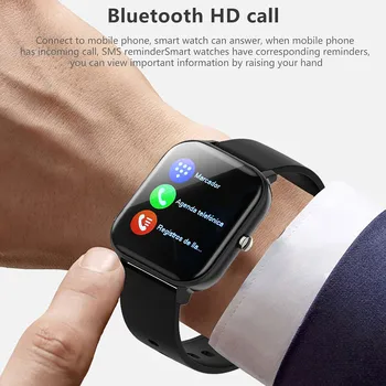 P9 Pametno Gledati 24h Srčnega utripa Nepremočljiva Fitnes Tracker Bluetooth Športnih Moških Smartwatch Za iOS Android Telefon #BL1