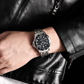 PAGANI DESIGN 2021 novo nadgradnjo 200M nepremočljiva Mehanske ure za moške luksuzni samodejni watch moških NH35 poslovnih ročno uro