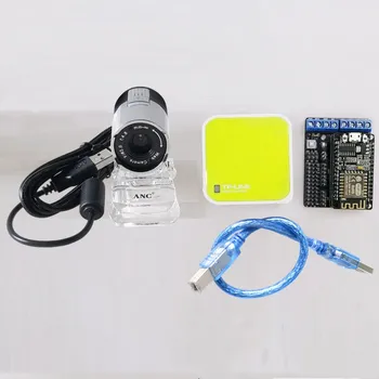 Pametna Video Nadzorni Komplet za Robot Roko Tank/avto Ohišje Daljinski upravljalnik Komplet z ESP8266 NodeMCU Penzion+Openwrt Usmerjevalnik Fotoaparat RC Igrača