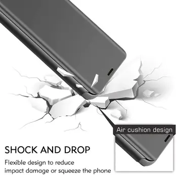 Pametne Zadeve, za Huawei P30Pro P30Lite P40 P40Pro Clear View Window Stojalo odporna na praske Celotno Telo, Zaščitna Flip Folio Pokrov