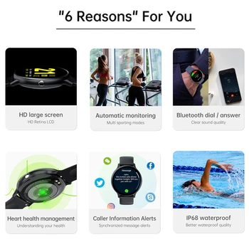 Pametno Gledati Moški Ženske Smart Klic Watch Srčnega utripa Bluetooth Glasbe Spanja Nepremočljiva Smartwatch I11 za Huawei Xiaomi