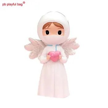 PB Igriv vrečko Lepo punčko angel v belem okraski medicinske sestre izvirnost spominek darilo guardian zdravnik Dan Otrok HG128