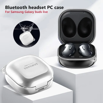 PC Slušalke Ohišje Za Samsung Galaxy Brsti Živo Pokrov Prozoren Pokrov Za Galaxy Brsti Pro Slušalke Zaščitni ovitek Za Samsung