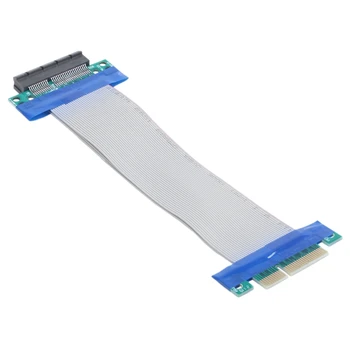 PCI-E 4X Reža za Kartico Riser Razširitev Prilagodljiv Flex Preselijo Kabel