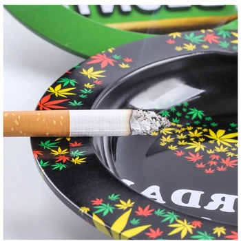 Pepelnik Ustvarjalne Osebnosti Bar Cigar Prenosni Pepelnik Tobak Prebudi, Trava Pladenj