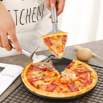 Pizza nož rezilo pribor za peko Testo lopato olupimo orodja na za mislil, lopatica za rezanje roller ruleta pecivo torto server