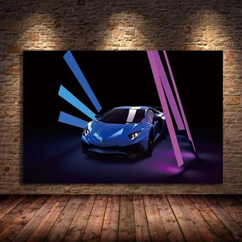 Platno Slikarstvo Doma Dekor Lamborghini Aventador Roadster Umetnosti Plakatov in Fotografij Wall Art Stenske Slike za dnevno Sobo Cuadros