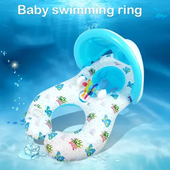 Plavati Plava Baby Plavalni Obroči Napihljivi Otroški Poletni Bazen Swan Vode Zabavno Bazen Igrače Plavati Obroč Sedež Čoln Sport za 3-6Y