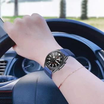 Pleteni Solo Zanke Za Samsung Galaxy watch 3 trak 46mm/42mm/aktivna 2/Prestavi S3 zapestnica Huawei watch GT/2/2e 20 mm/22 mm watch Band