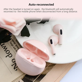 PLOOTA PRO 6 Brezžična tehnologija Bluetooth 5.0 Slušalke Mini TWS Čepkov Športne Slušalke s polnjenjem POLJE Za xiaomi samsung vsi pametni telefon