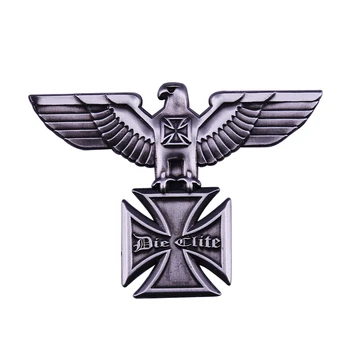 Po drugi svetovni VOJNI nemška Nemčiji Orel Križ Srebrno Železa Značko Vojaške Vojske Dodatki