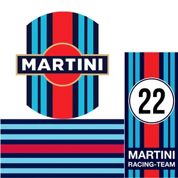 Po meri Narejene Kul MARTINI Racing Nalepke, Primerne za Avto Odbijača Okno motorno kolo, Osebno PVC Nalepke