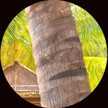 Po meri Samolepilne Tapete 3D Stereo Kokosovo palmo Plaži Freske Dnevna Soba Jedilnica v Ozadju Stene Dekor 3D Nalepke