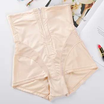 Podjetje Zadrgo trebuh Nadzor spodnje hlače ženske shapewear Nov Pas Trener Rit Podizač visoko pasu oblikovanje hlače poporodna perilo