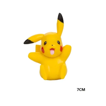 Pokemon 3-7 cm Pet Zbirka Dekoracijo Anime Številke Pikachu Squirtle Eevee Vulpix Litten Sylveon Visoke Kakovosti Akcijski Model Igrača
