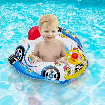 Poletje Baby Krog Napihljivi plavalni Float Avtomobilski Otroški Sedež za Dojenčka Bazenu, Plavalni Obroči Otroke, Zunanji Bazen Igrače Oprema