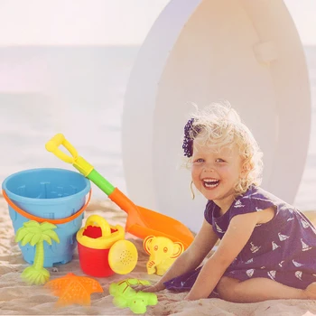 Poletje Baby Plaži Igrače za Pesek Baby Plaža Igre Igrača za Otroke, Peskovnik Set Komplet Poletnih Igrač za Plažo Igra Pesek Vode Igrajo Košarico
