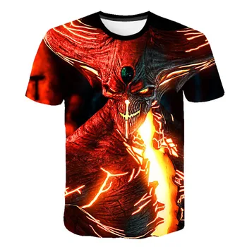 Poletje Vroče Prodajo Igre Mortal Kombat 3d printed Majica s kratkimi rokavi Moški Ženske Modni Priljubljena Harajuku Priložnostne Krog Vratu Kratek Rokav Vrhovi