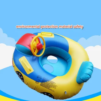 Poletje za Otroke Plavalni Obroči Risanka Bazen Sit Krog Malčke Baby Napihljivi Avto Za Vodne Športe Bazen Dodatki