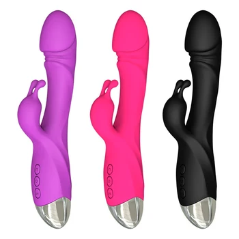Polnjenje prek kabla USB Ženski Vibrator Ženski Stimulacije Masturbacija Naprave za Simulacijo Penis Av Masaža Palico Izdelke, povezane s spolnostjo Seks Igrače