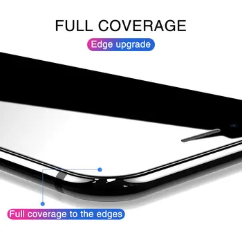 Polno Kritje zaščitno steklo na iPhone X XS 11 Pro Max XR Zaščitnik Zaslon Kaljeno steklo Za iphone 11 Pro Max stekla Ukrivljen rob
