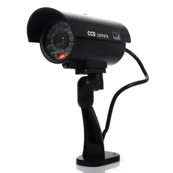 Ponaredek Lutke CCTV Varnostne Kamere LED Utripajoča Svetloba, Infrardeče Nadzor CAM