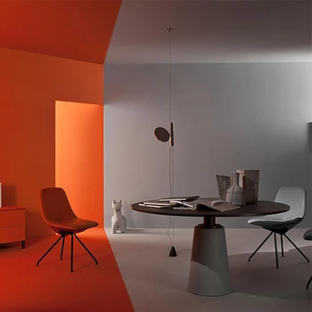 Postmoderni design obesek svetlobe luksuzne spalnice študija minimalističen branje talna svetilka obesek